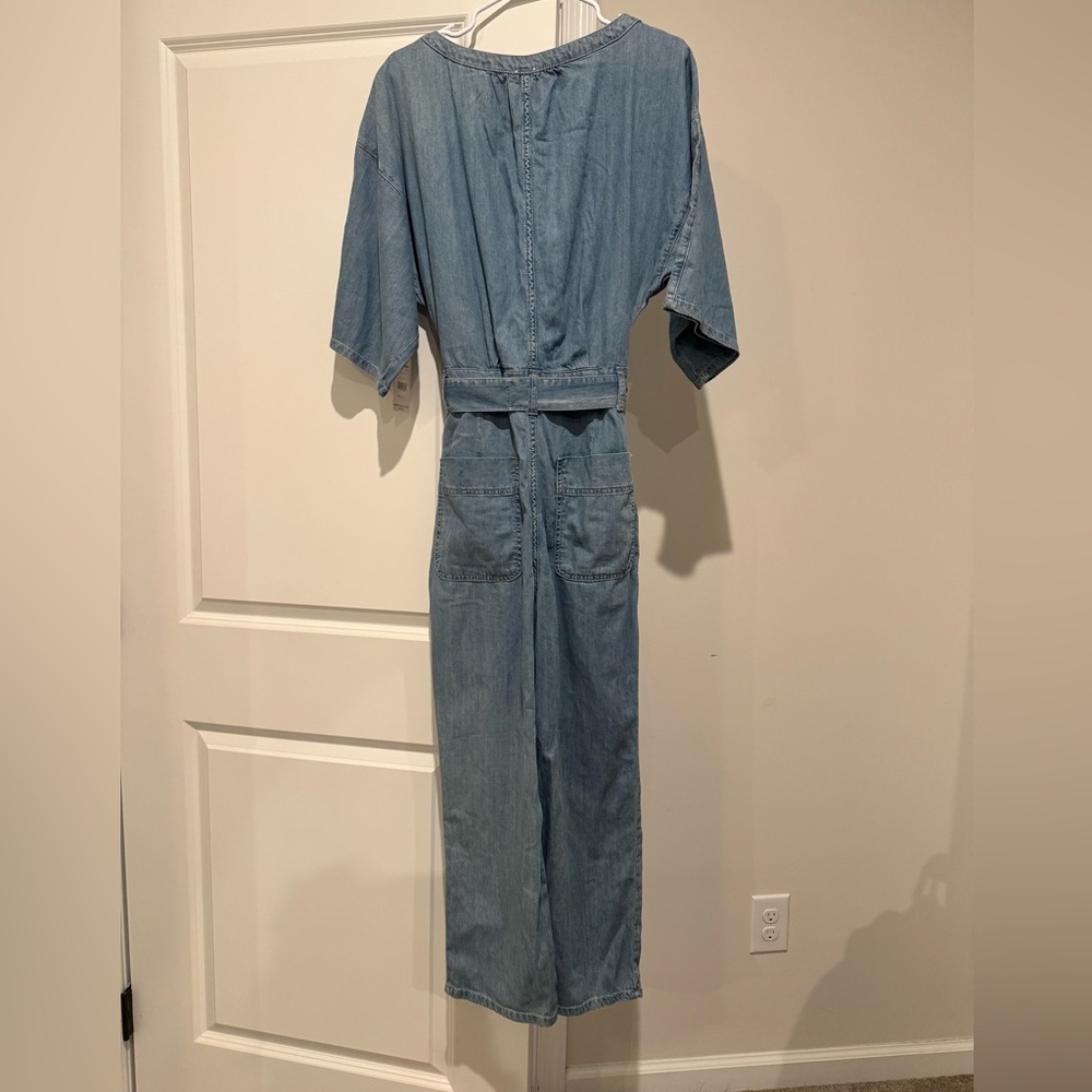 Free People Blue Denim Jumpsuit - Picture 4 of 5